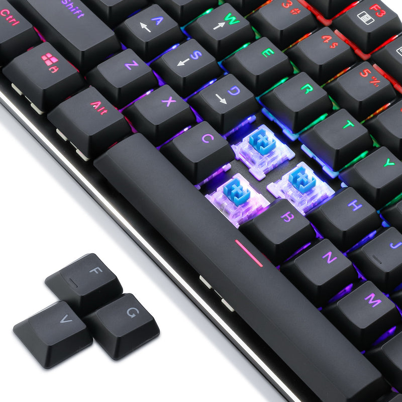 E-Yooso K-630 RGB 87 Keys Wired Mechanical Keyboard Black