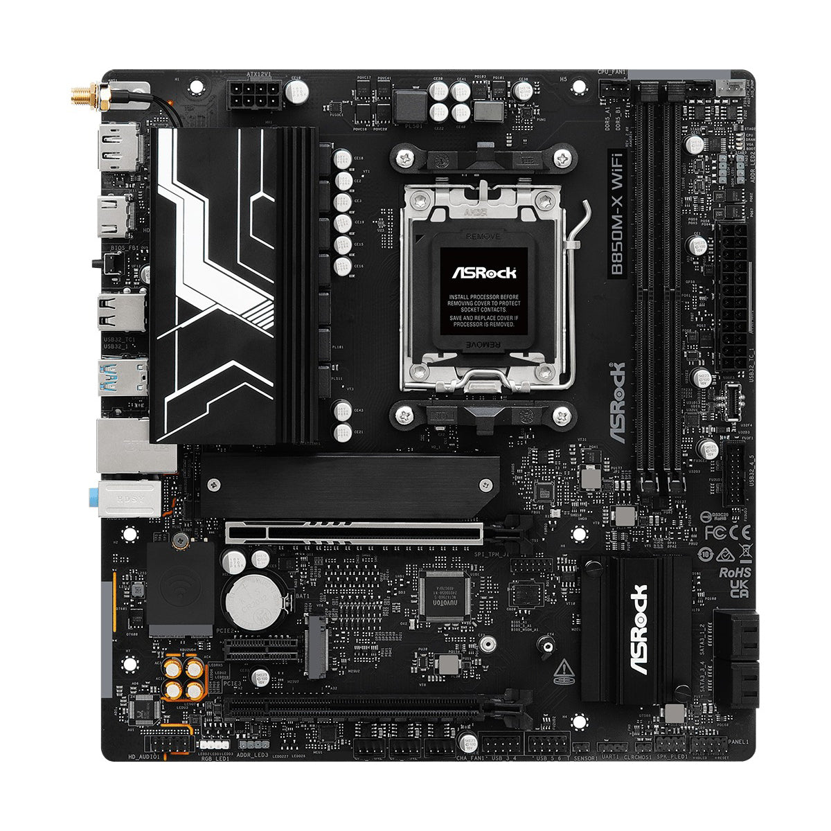 ASRock B850M-X WiFi R2.0 DDR5 AMD Motherboard