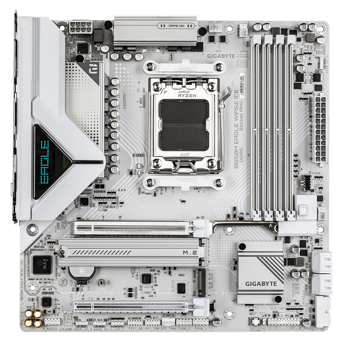 Gigabyte B850M Eagle WiFi 6E Ice DDR5 AMD Gaming Motherboard