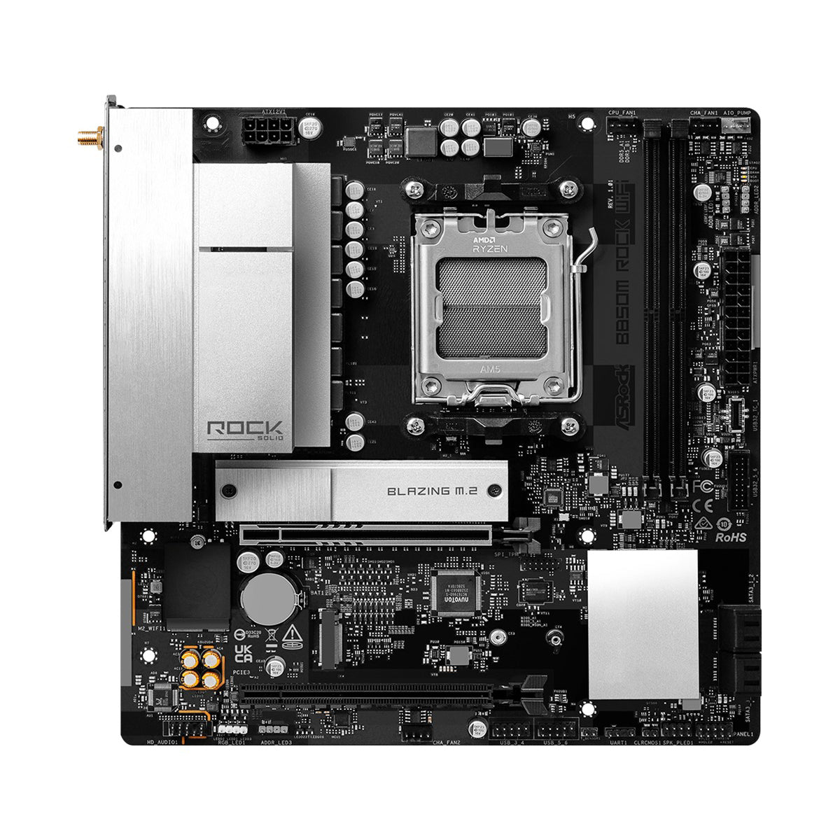 Asrock B850M Rock WiFi DDR5 AMD Motherboard