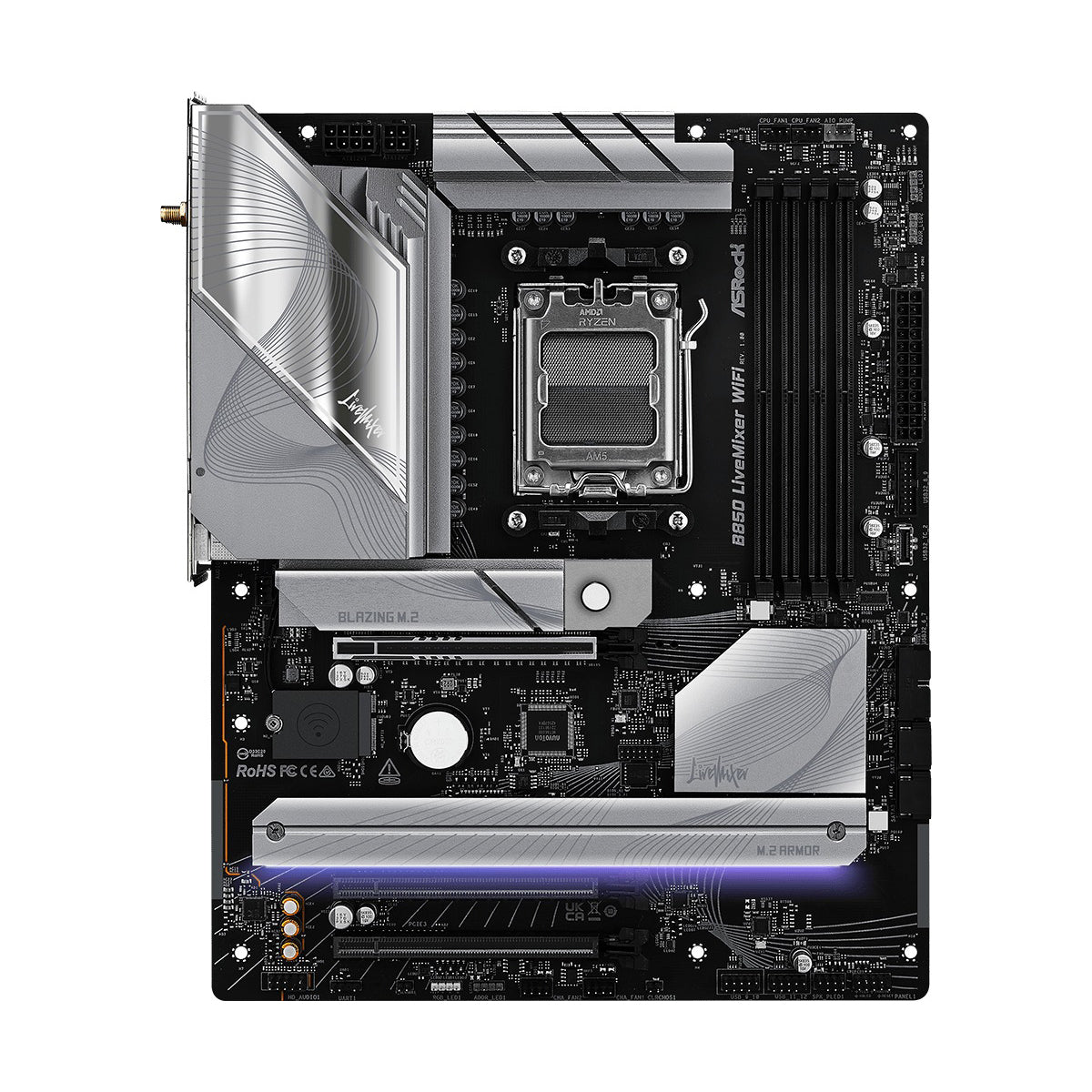 Asrock B850 Live Mixer Wifi DDR5 Motherboard