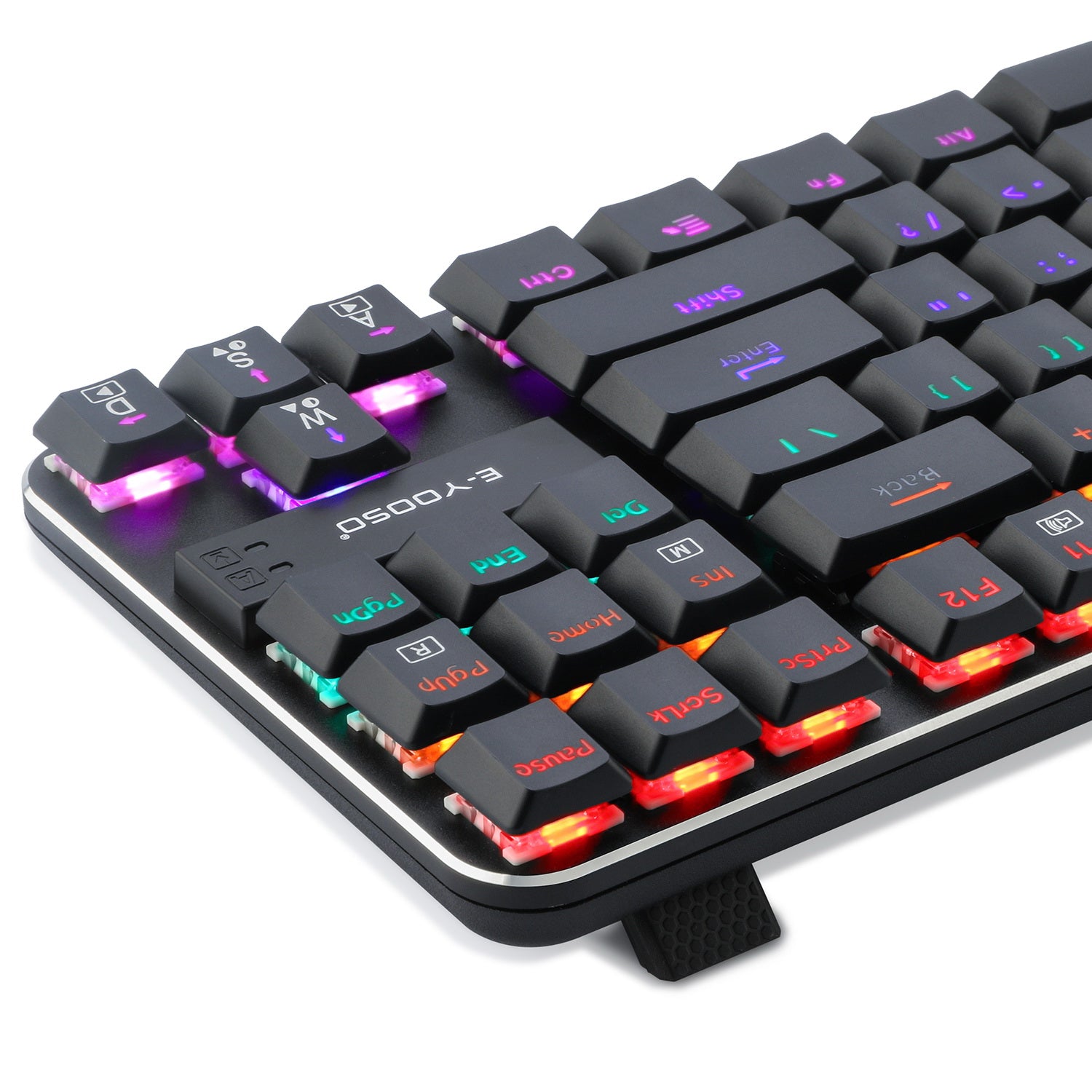 E-Yooso K-630 RGB 87 Keys Wired Mechanical Keyboard Black