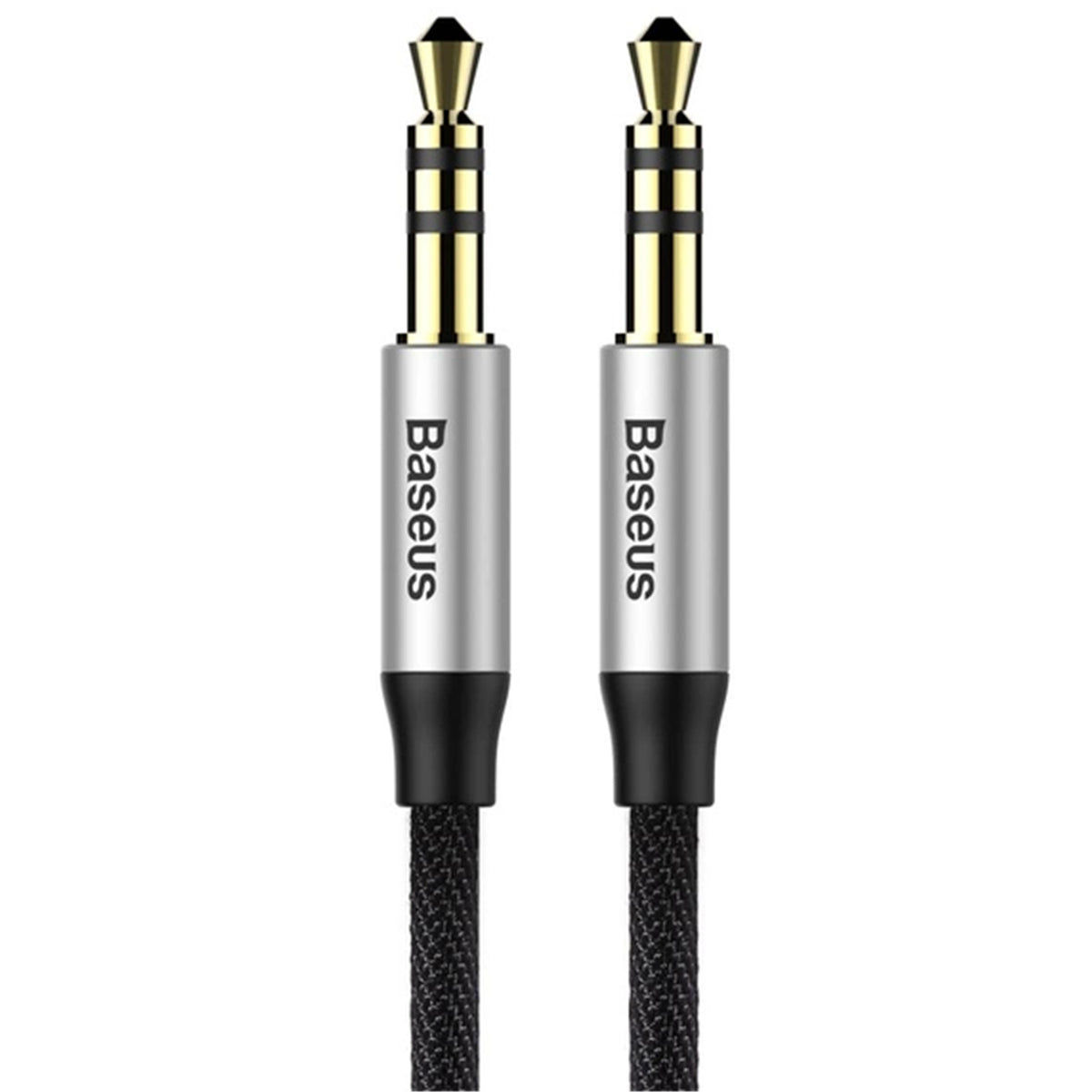 Baseus Yiven M30 Audio Cable Male to Male 3.5mm Aux Cable 1.5m (Black) (CAM30-CS1)