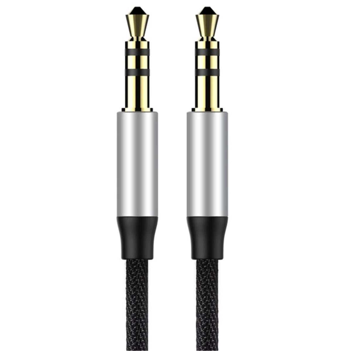 Baseus Yiven M30 Audio Cable Male to Male 3.5mm Aux Cable 1.5m (Black) (CAM30-CS1)