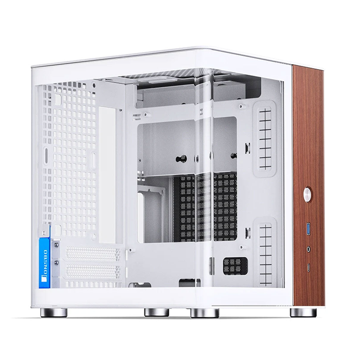Jonsbo TK-0 ITX Separated Cabinet Computer Case (Black, White)