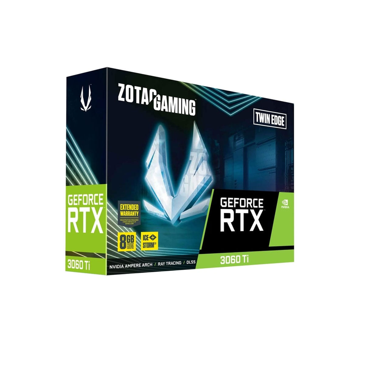 Zotac Gaming Geforce RTX 3060 Ti Twin EDGE LHR 8GB GDDR6 Graphics Card (ZT-A30610E-10MLHR)
