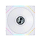 Lian Li Uni Fan TL LCD 120 RGB Reverse Blade 120mm Fan Triple Pack With Controller (White) (12RTLLCD3W)