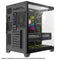 Coolman Zentra Luxe ATX Vision PC Case (Black, White)
