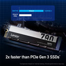 Lexar NM790 1TB 2280 PCIe Gen4x4 M.2 2280 NVMe SSD (LNM790X001T-RNNNG)