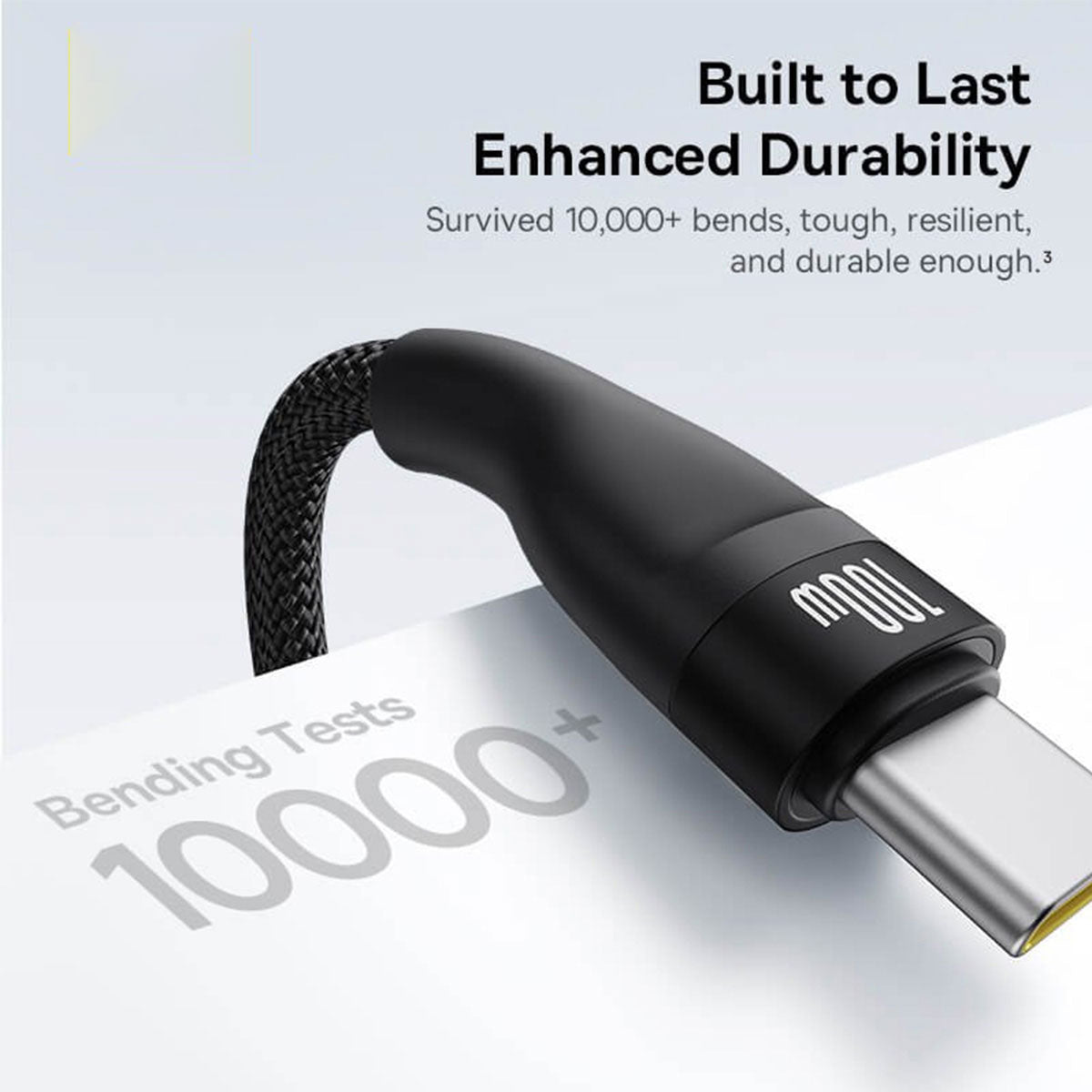 Baseus Flash Series III One-For-Three Fast Charging Cable USB-C to C+C+C 100W 1.5m (Cluster Black)