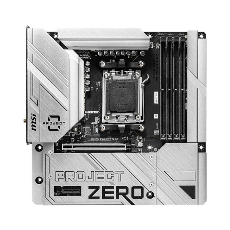 MSI B650M Project Zero AMD Motherboard