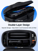 JSAUX All-in-One Travel Storage Carrying Case for NSW2