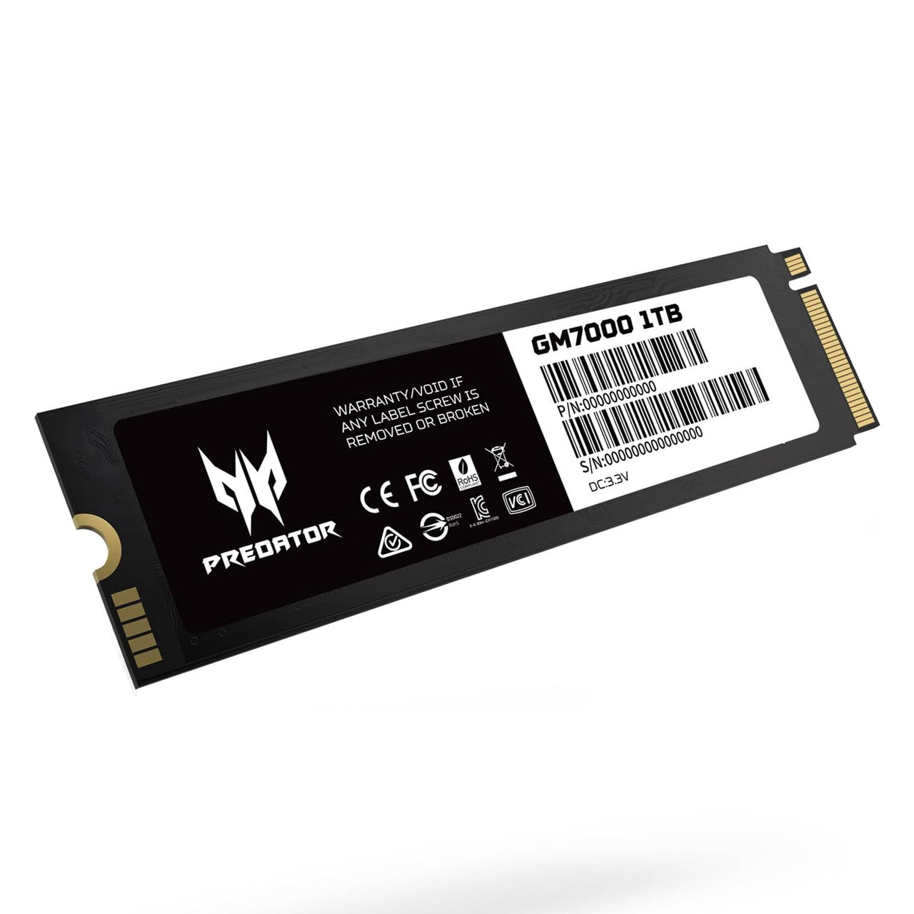 Acer GM7000 1TB PCIe Gen4 x4 M.2 2280 7400MB/s Read SSD (BL.9BWWR.105)