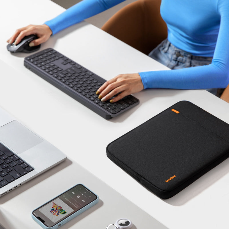 Tomtoc Defender-A13 14" Protective Laptop Sleeve (Black) (A13D3D1)