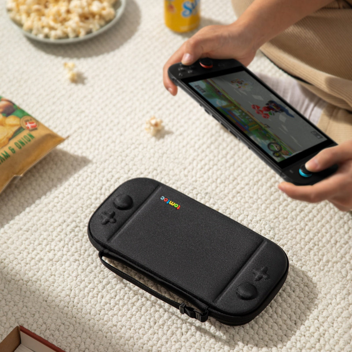 Tomtoc FancyCase G05 Slim Case for Nintendo Switch 2 (Black, Gray)