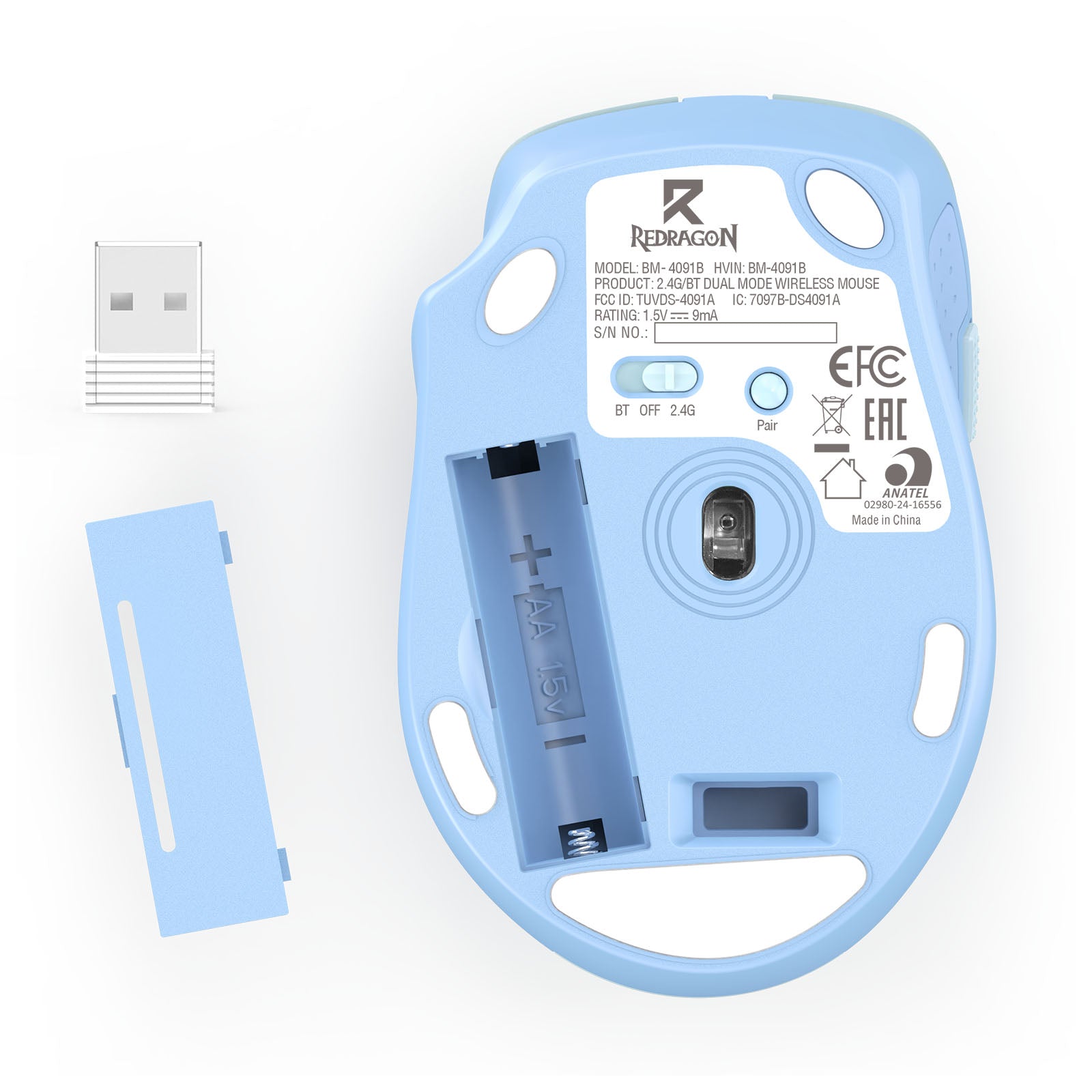 Redragon BM-4091B PRO Dual-Mode Office Mouse