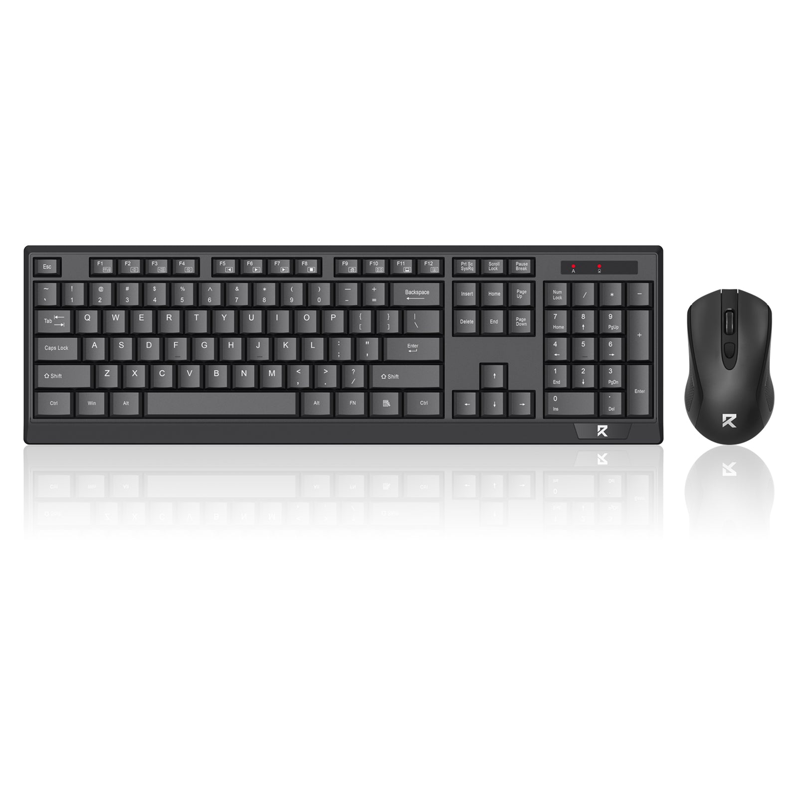 Redragon BS-8343A 2.4G Wireless Keyboard & Mouse Bundle (Black)