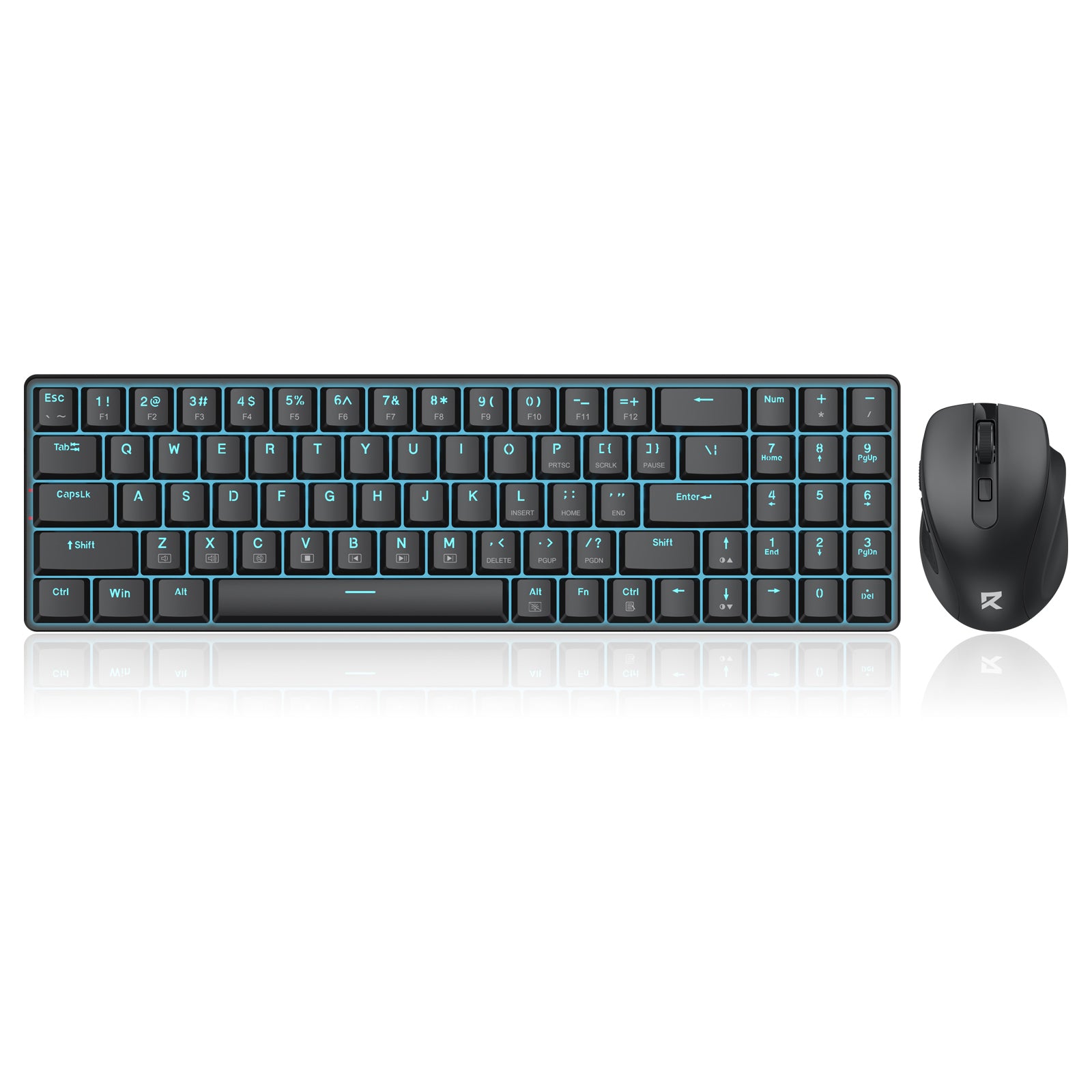 Redragon BS-8773 2.4G Wireless Mechanical Keyboard & Mouse Bundle (Black)