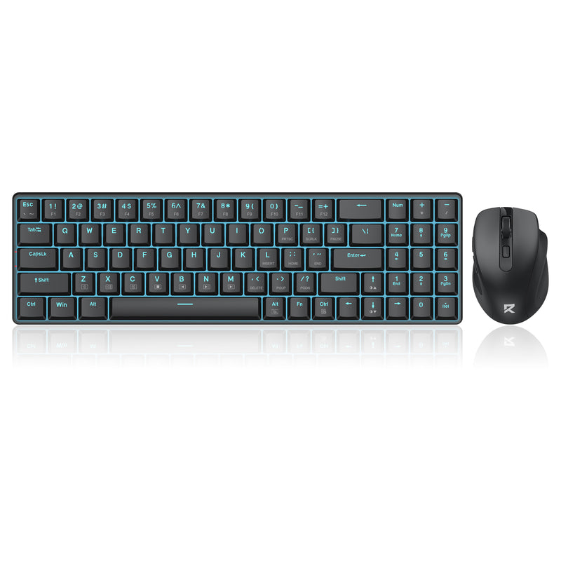Redragon BS-8773 2.4G Wireless Mechanical Keyboard & Mouse Bundle (Black)