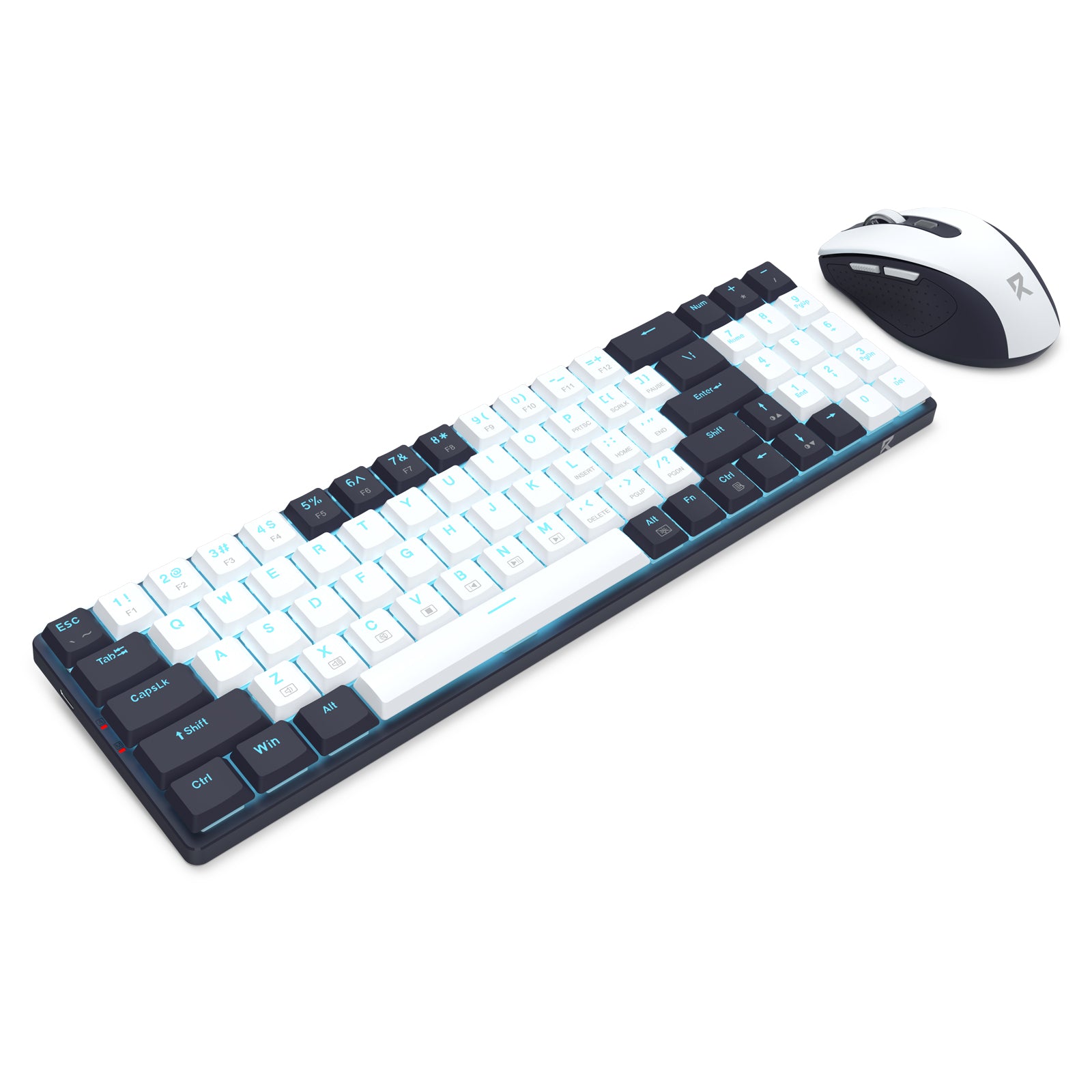 Redragon BS-8773-VB 2.4G Wireless Mechanical Keyboard & Mouse Bundle (Black)
