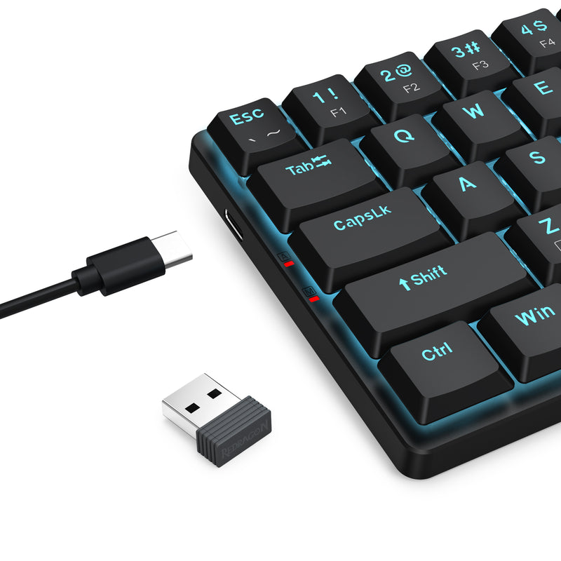 Redragon BS-8773 2.4G Wireless Mechanical Keyboard & Mouse Bundle (Black)