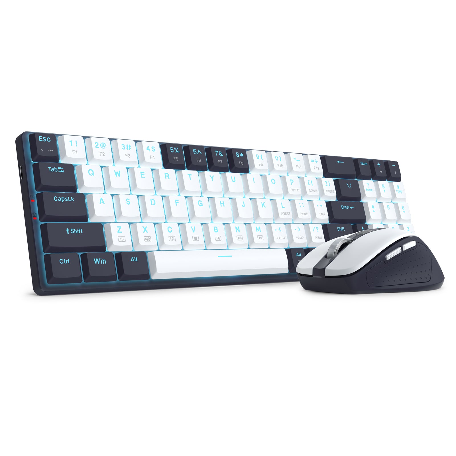 Redragon BS-8773-VB 2.4G Wireless Mechanical Keyboard & Mouse Bundle (Black)
