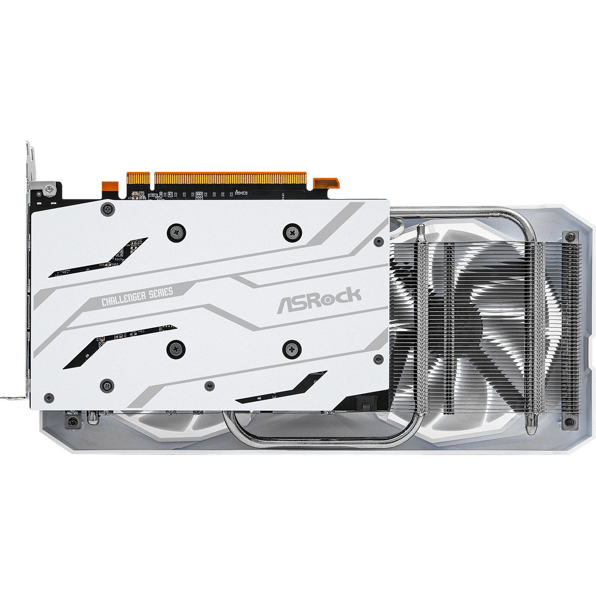 ASRock AMD Radeon RX 6600 Challenger 8GB GDDR6 Graphics Card (White)