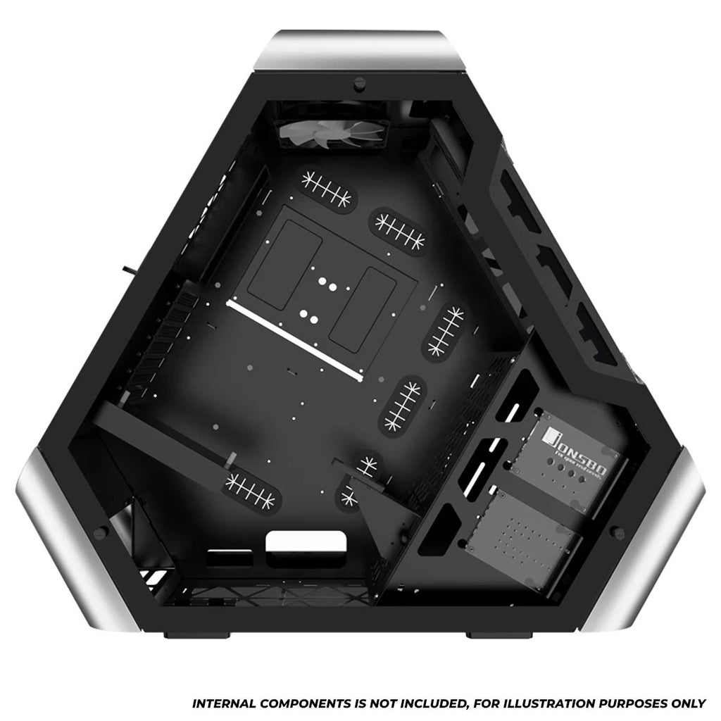 Computer Case Traiangle Jonsbo TR03-A Aluminum Panel ATX Equilateral Triangle Computer Case ...