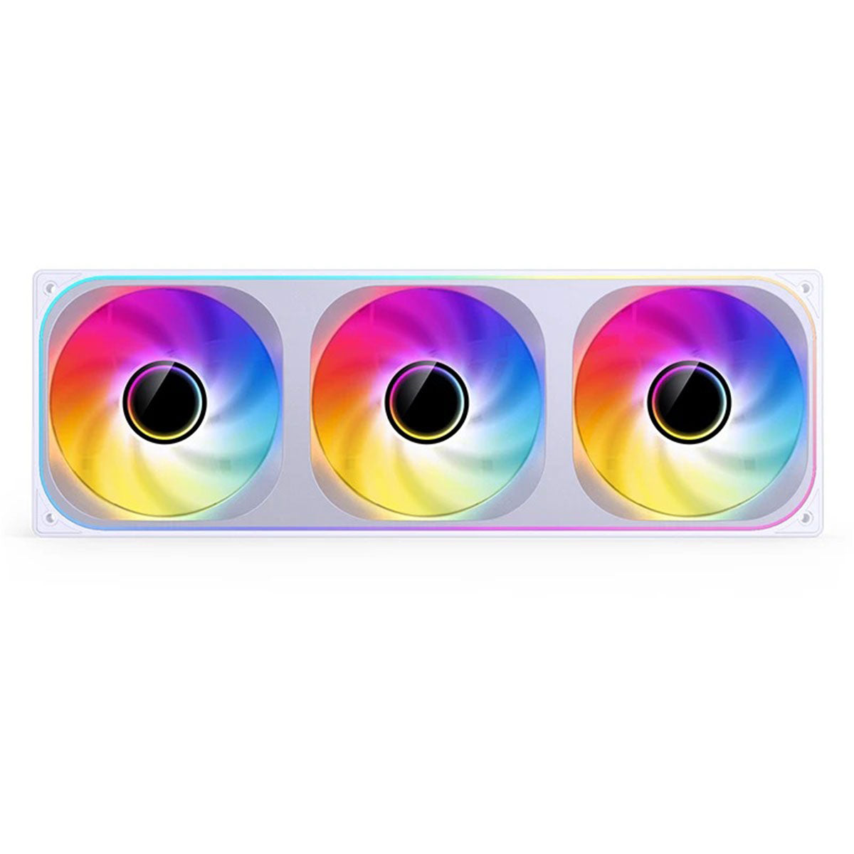 Jonsbo ZB-360WR 28MM ARGB Infinity Mirror Series Fan (White)