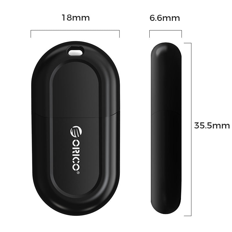 ORICO USB Bluetooth-Compatible Dongle 5.3 Adapter (BTA-53-BK-BP)