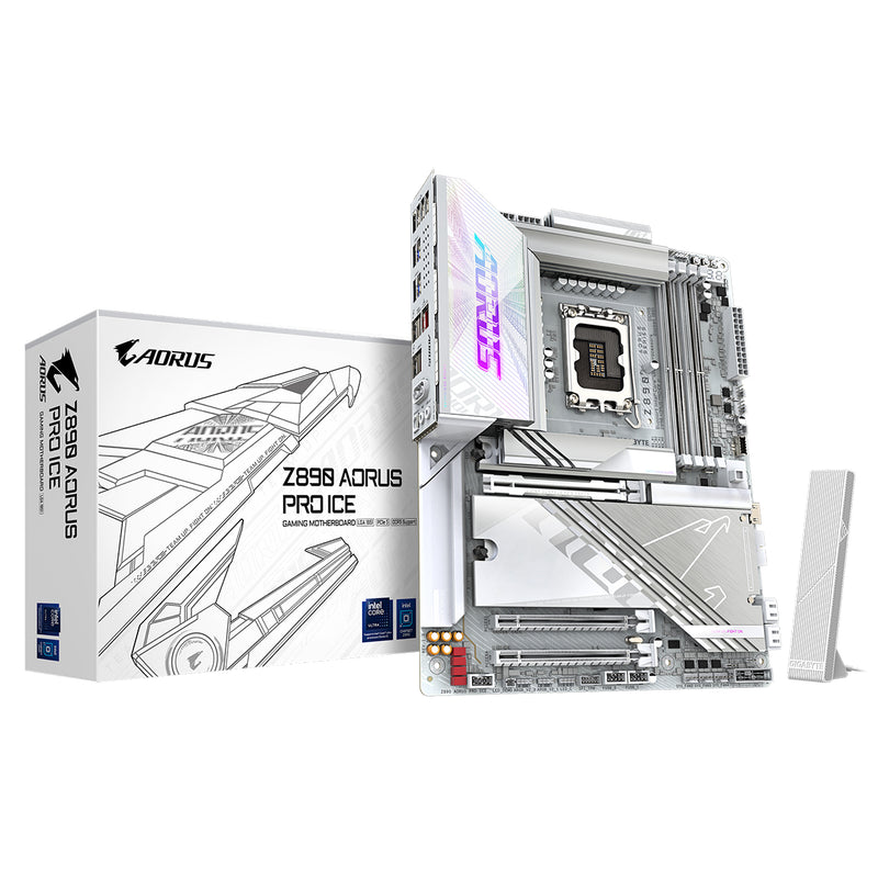 Gigabyte Z890 Aorus Pro Ice DDR5 Intel Gaming Motherboard