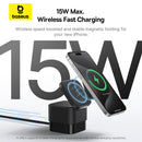 Baseus MagPro 3-in-1 Magnetic Wireless Charger Includes MagPro Magnetic Wireless Charger