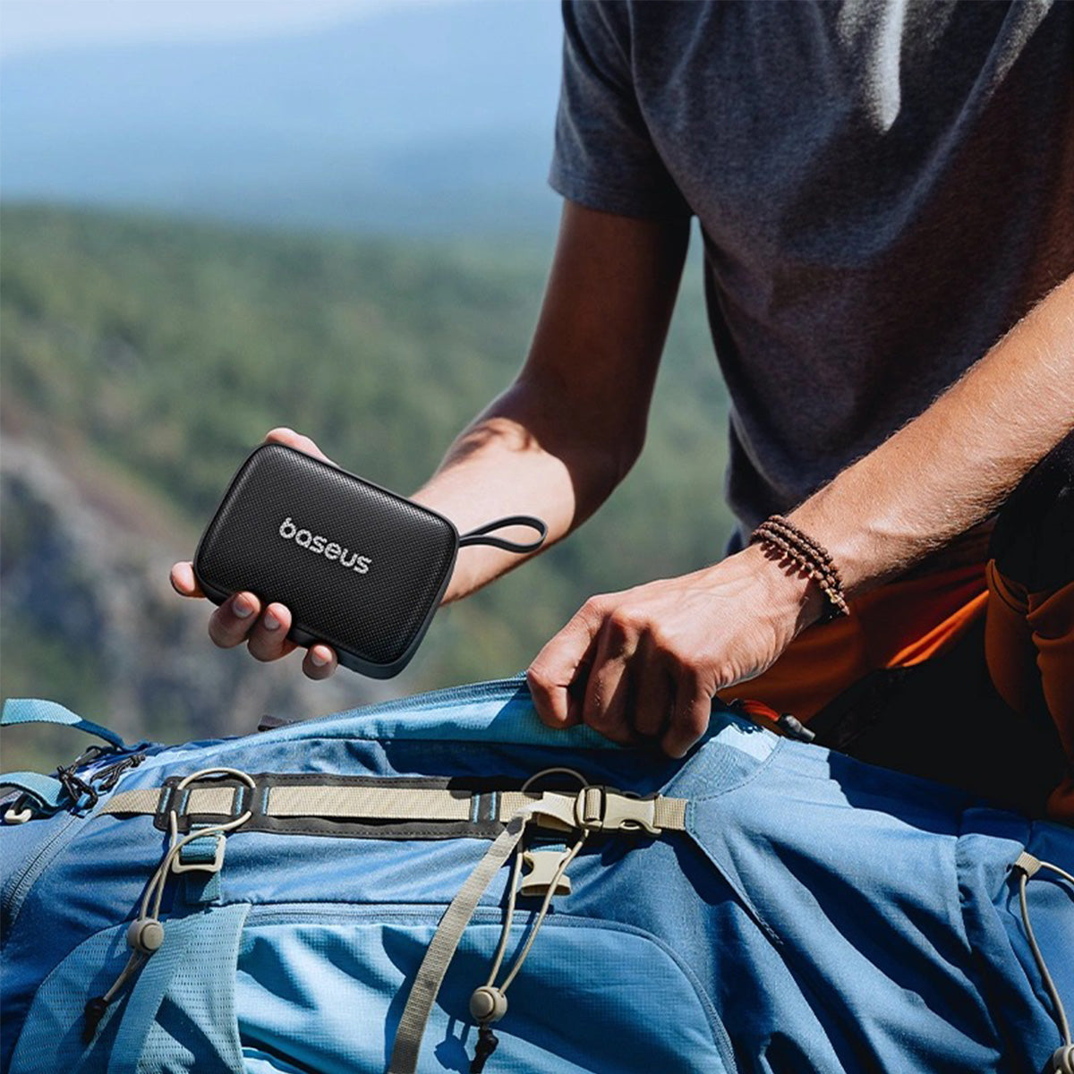 Baseus AeQur 30 Mini Portable Wireless Speaker (Cosmic Black) (A20077900123-00)