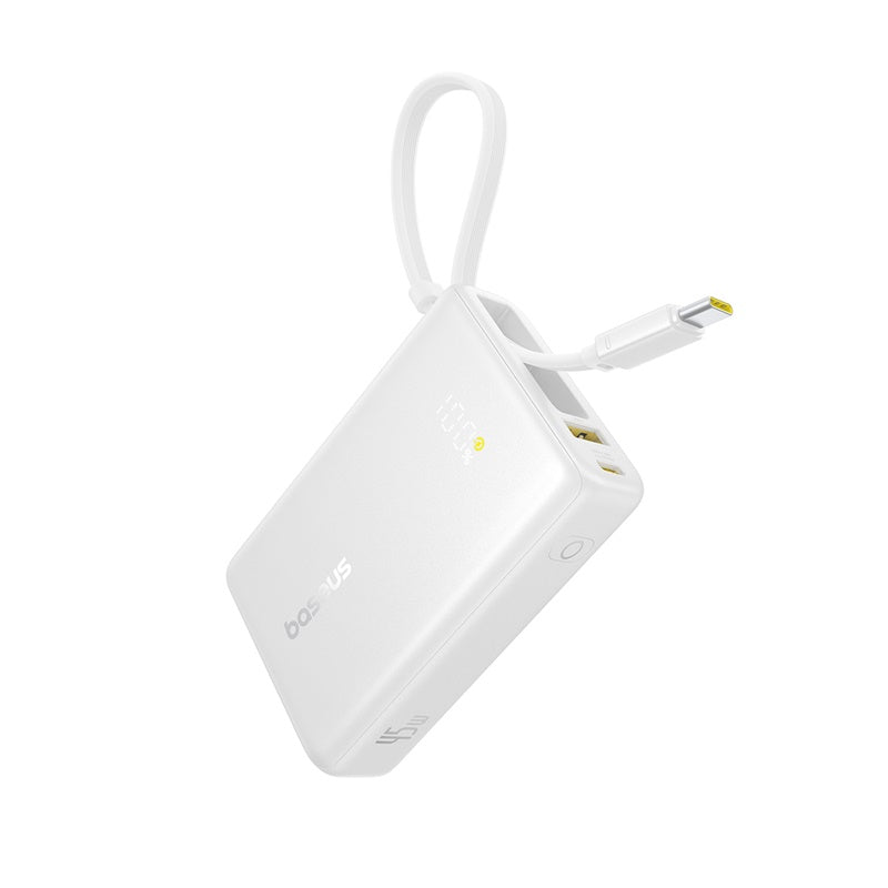 Baseus PicoGo Digital Display Power Bank 10000mAh 45W with Built-in USB-C Cable