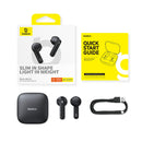 Baseus Bowie E16 True Wireless Earphone (Cluster Black, Stellar White)