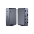 Baseus UnionJoy Pro 17-Port Quadruple-Dispaly Multifunctional Hub Docking Station (Grey)
