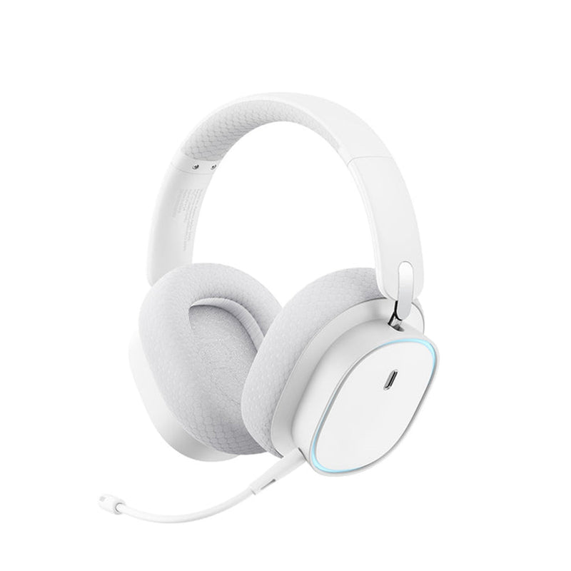 Baseus AeQur GH02 Gaming Wireless Headphone with Microphone (Moon White)