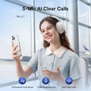 Baseus Bass BH1 NC Wireless Noise Cancelling Headphone (Starlight Off-White) (A0203702)