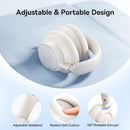 Baseus Bass BH1 NC Wireless Noise Cancelling Headphone (Starlight Off-White) (A0203702)