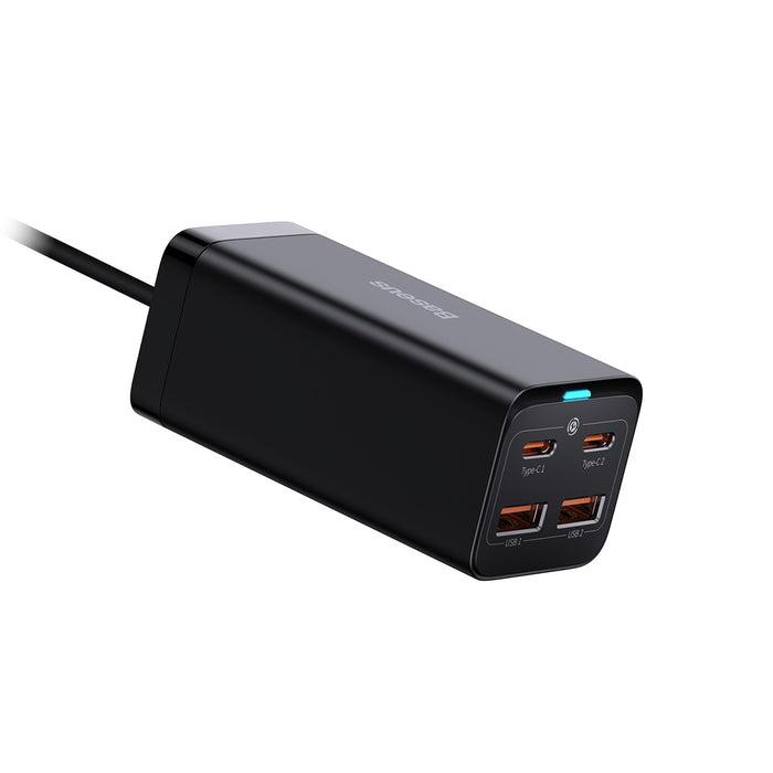 Baseus GaN3 Pro Desktop Fast Charger 2U+2C 100W (Black) (CCGP000101)