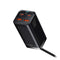 Baseus GaN3 Pro Desktop Fast Charger 2U+2C 100W (Black) (CCGP000101)