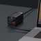 Baseus GaN3 Pro Desktop Fast Charger 2U+2C 100W (Black) (CCGP000101)