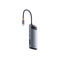 Baseus Metal Gleam Series 7-Port Hub USB-C to HDMI 4K@60Hz + 3xUSB 3.0 + PD + SD/TF (Space Grey)