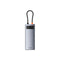 Baseus Metal Gleam Series 7-Port Hub USB-C to HDMI 4K@60Hz + 3xUSB 3.0 + PD + SD/TF (Space Grey)