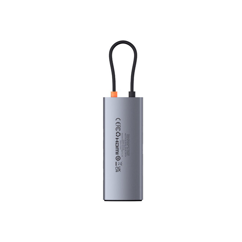 Baseus Metal Gleam Series 7-Port Hub USB-C to HDMI 4K@60Hz + 3xUSB 3.0 + PD + SD/TF (Space Grey)