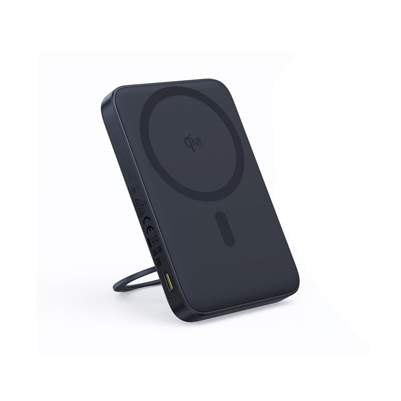Baseus PicoGo Qi2 Magnetic Power Bank 5000mAh 20W with Rotatable Stand (Cosmic Black)