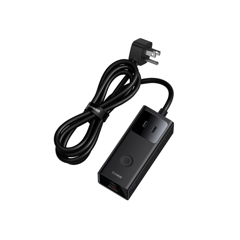 Baseus PowerCombo Digital PowerStrip 3AC+1U+2C 40W with 1.5m Power Cord (Black) (PSLA010101)