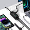 Baseus PowerCombo Digital PowerStrip 3AC+2U+2C 65W with 1.5m Power Cord (Black) (PSLA020101)