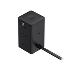 Baseus PowerCombo Tower PowerStrip 6AC+2U+2C 35W with 1.5m Power Cord (Cluster Black)