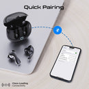 Promate Baton High-Definition Hybrid ANC TWS Earbuds with IntelliTouch (Black, White)